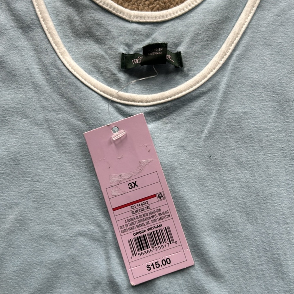 3/$10 Wild Fable Bodysuit Blue Sz 3XL - Picture 2 of 4